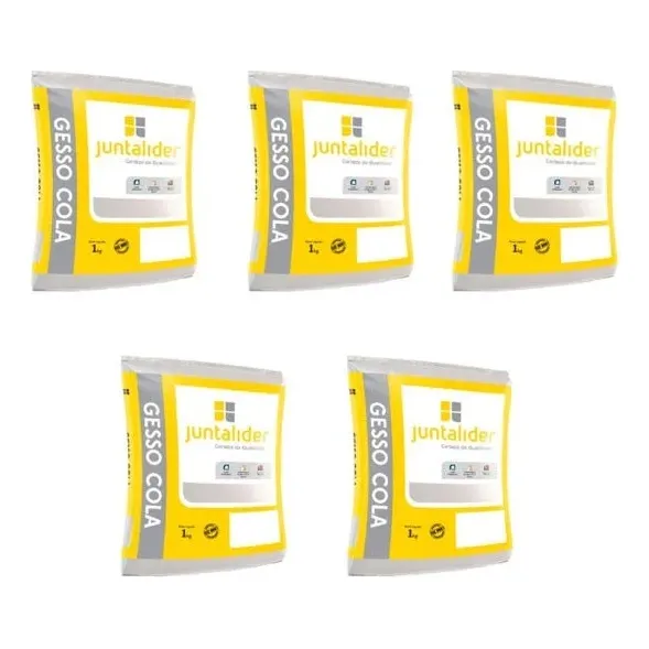 Gesso Cola Branco 5 Kg Para Artesanato E Trabalhos Manuais