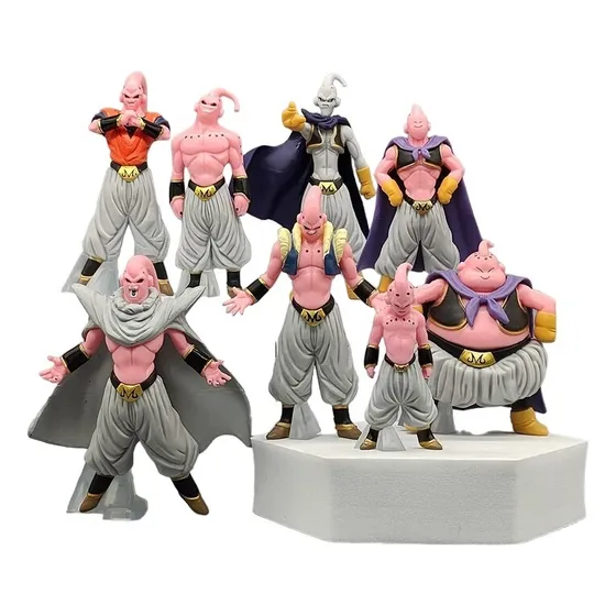 Majin Buu Dragon Ball Gashapones Set X 8 Fig  8-11 Cm Ot-a43