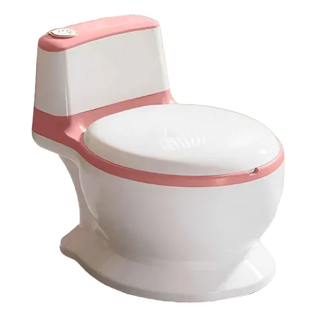 Pelela De Bebé Tipo Inodoro Asiento Acolchonado Sonido Wc