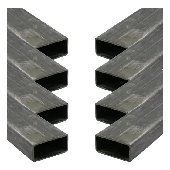 Barra Metalon 50x30 Tubo Retangular Aço 8 Peça De 50cm
