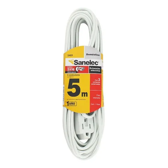 Extension Electrica Domestica De 5m