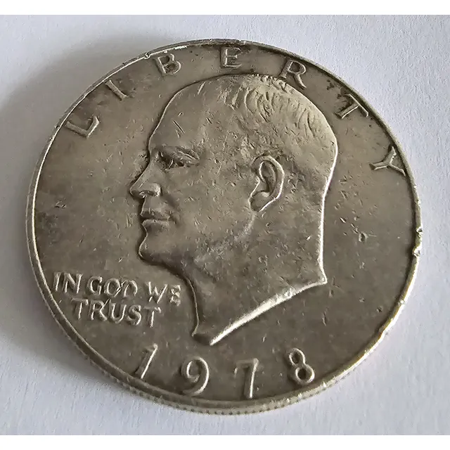 Moneda One Dólar Eisenhower 1978 Usa