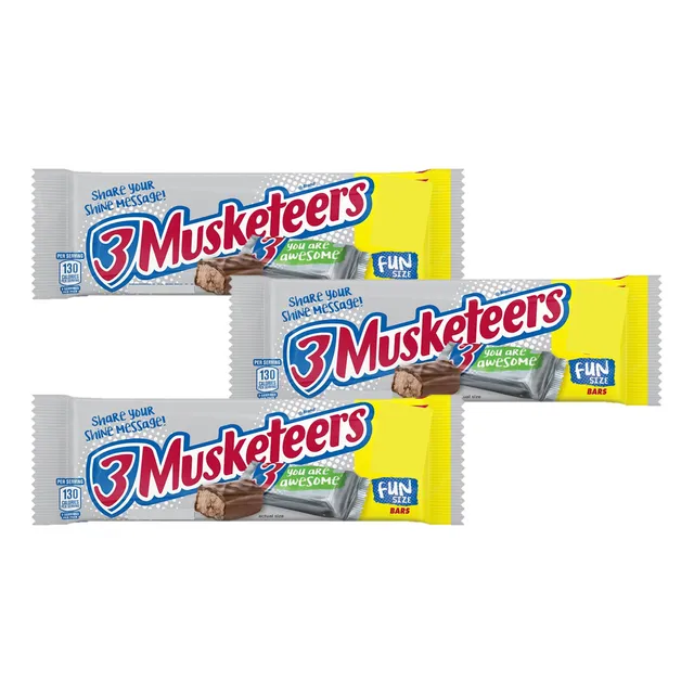 3 Pack De Chocolates 3 Muskeeters C/5 Barras De 65g C/u Usa