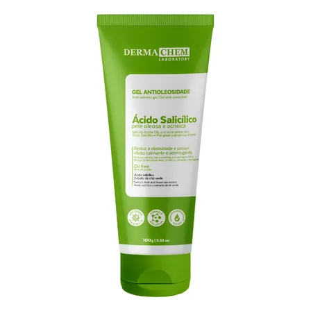 Dermachem Gel Facial Antioleosidade Remoção Cravos 100g Oleo Oleosa Dia/noite