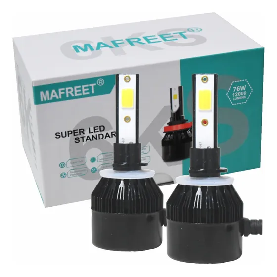 Lâmpada Super Led 6000k 12000lm Farol Milha Duster Oroch