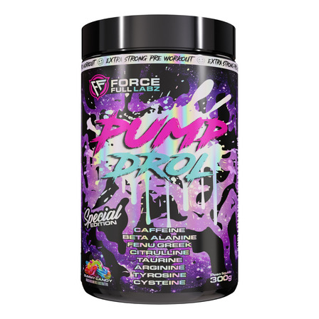 Pumpdrol Special Edition Pre Treino Workout Importado Original 300g Sabor Gummy Candy - Force Full Labz Pumpdrol Special Edition Pre Treino Workout Importado Original 300g Sabor Gummy Candy - Force Full Labz