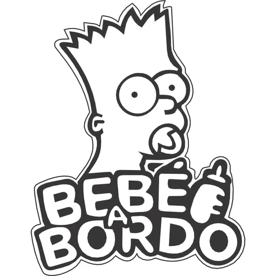 Calcos Stickers Para Auto Camioneta Bebe A Bordo Vinilo