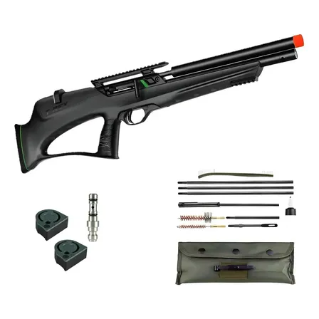 Carabina De Pressão Pcp Artemis T-rex Bullpup 5,5mm 10 Tiros Preto 5.5 Mm