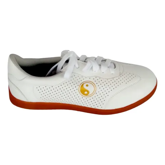 Zapatillas Cuero Blanco Wu Shu Kung Fu Tai Chi Pocos Talles