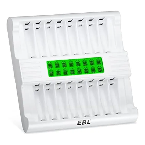 Ebl Cargador De Batería Recargable De 16 Bahías,