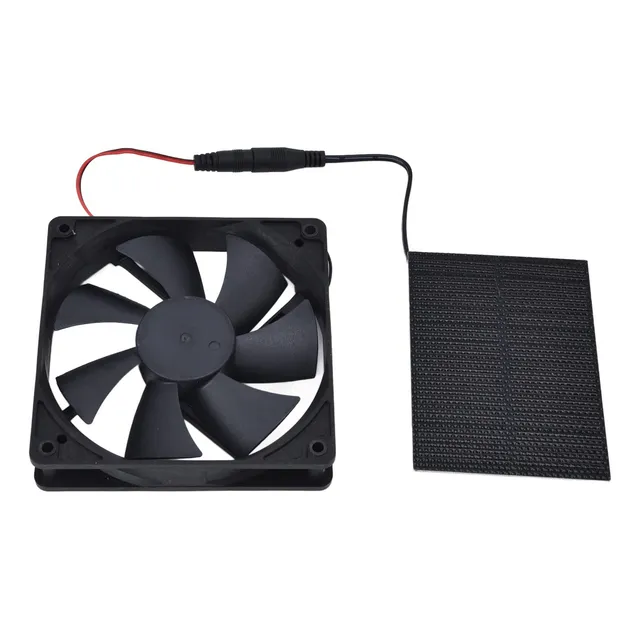 Ventilador Solar 3 W 5 V Para Exterior Escape Portatil Casa