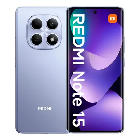 Celular Xiaomi Redmi Note 15 Dual Sim 256gb Lilas 8+8gb Ram Lilás