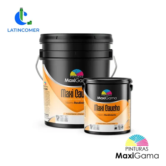 Pintura Maxigama Maxicaucho Clase C 15.14l Cuñete Paredes