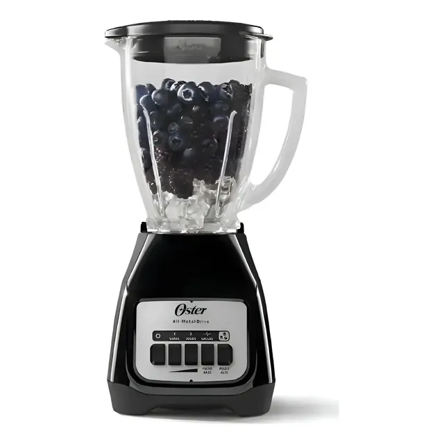Oster Licuadora Con Vaso De Vidrio Refractario Boroclass 2 Velocidades Más Pulso Ideal Para Recetas Frias Y Calientes Negro Blstkag-bpb