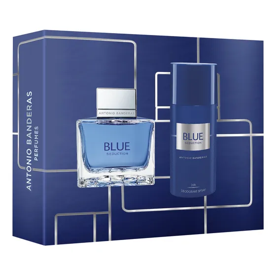 Perfume Hombre Banderas Blue Seduction Edt 100ml + Deo Set