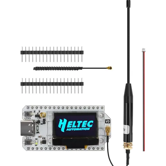 Placa De Desarrollo Esp32 Lora Con Antena 17cm Para Iot