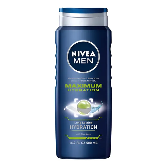 Jabón Líquido Corporal Nivea Men Maximun Hydration 500ml