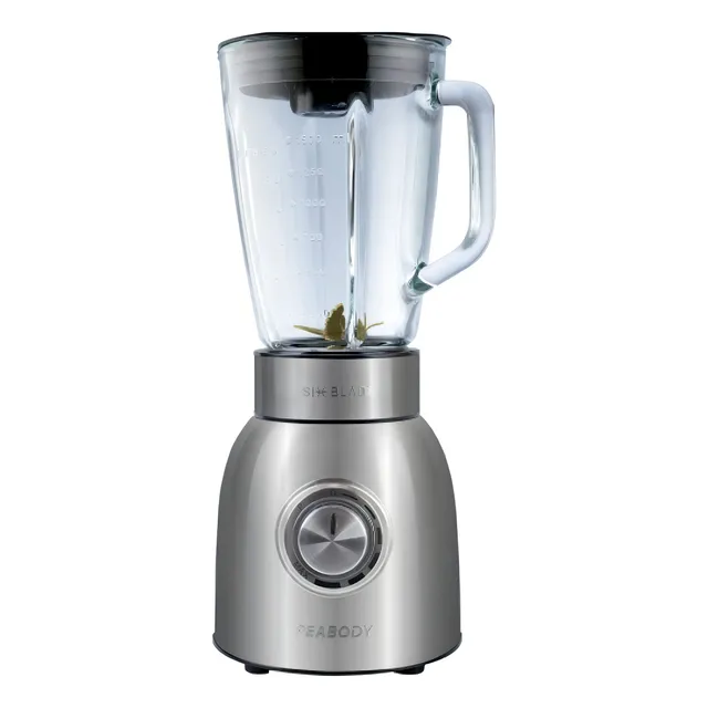 Licuadora Peabody PE-LN1200 1.5 L acero inoxidable con jarra de vidrio 220V