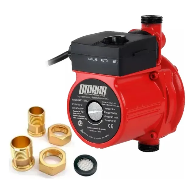 Bomba Presurizadora 100w 2 Baños Bronce Elevadora De Presion