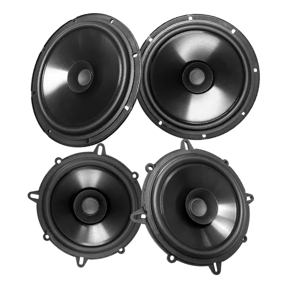 Combo Parlantes Bomber 6,5 Y 5 Pulgadas 100w Rms Cono Dual