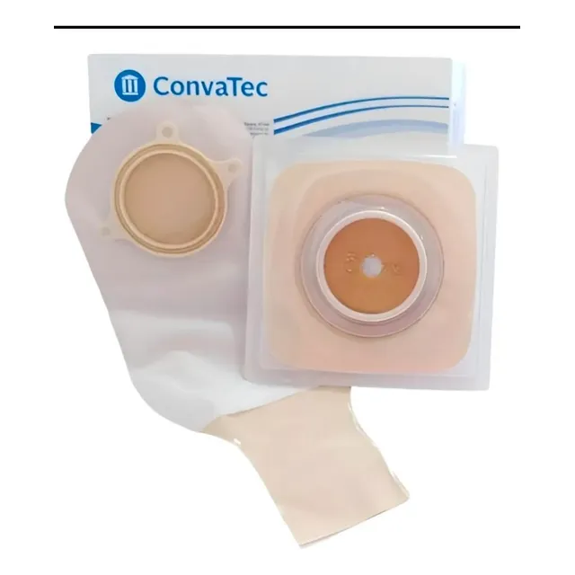 2 Kit Bolsa Y Barrera Flexible Colostomia 57 Convatec
