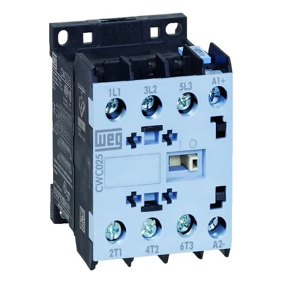Contator Mini Tripolar 22a 220vca Cwc025 Weg Com Nf+garantia 220V