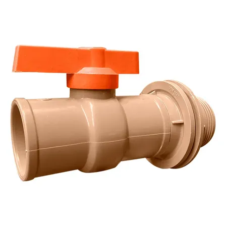 Adaptador Unifortte Flange Com Registro Esfera 25mm X 3/4 Pvc Solda Rosca