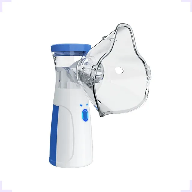 Clinical Home Nebulizador inalámbrico ultrasónico Nebulizer Inalador Nebulizador azul