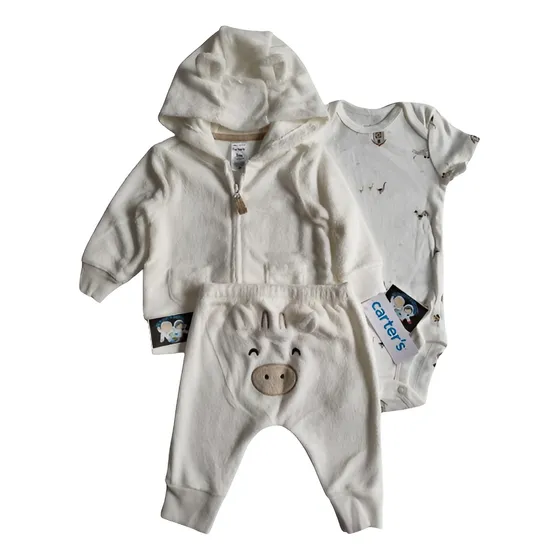 Conjunto Carters 3 Piezas Unisex Primera Muda, Recién Nacido
