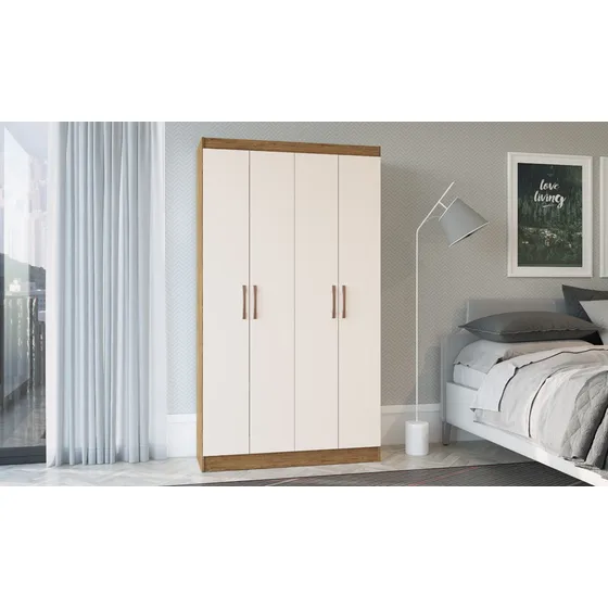  Ropero Armario Placard - Multiuso-  4 Puertas 10 Estantes