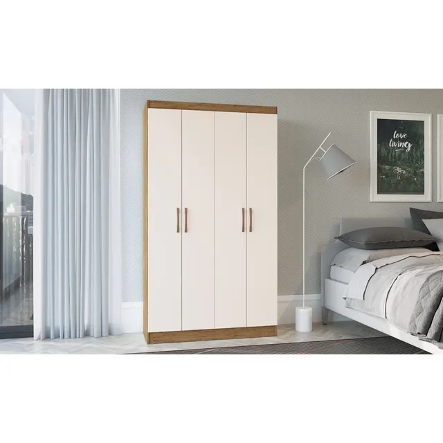  Ropero Armario Placard - Multiuso-  4 Puertas 10 Estantes