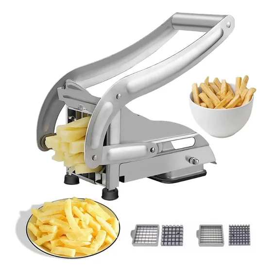 Cortador Picador Rebanador Manual Papas Fritas A La Francesa