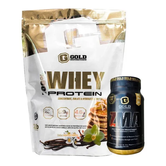 Whey Protein + Zma . Combo Gold Nutrition. Outlet
