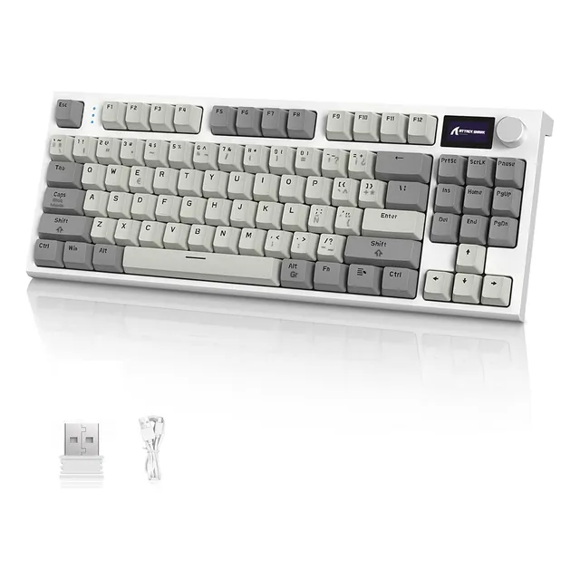 Attack Shark K86teclado Mecánico Rgb Hotswap 3modos Español
