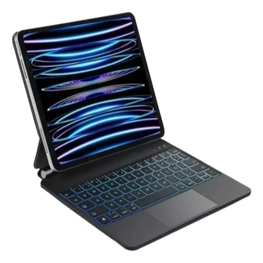 Teclado Magic Keyboard For iPad Pro 11 iPad Air 4/5 10.9 Color Negro