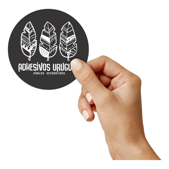 Calcos Pegotines Stickers Personalizados Etiquetas 5cm X 100