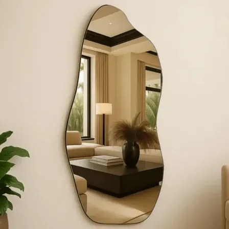 Espelho Corpo Inteiro Organico 90x40 Quarto Pinterest Grande Orgânico - Suporte