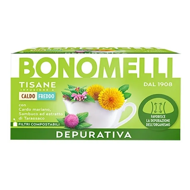 Te Bonomelli Tisana Depurativa Detox Adelgazante Italiano