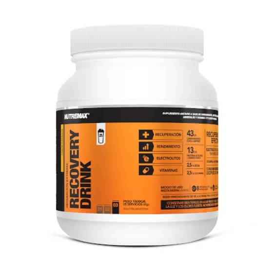 Recovery Drink Nutremax Reparación Muscular 1.5kg Sabor Ananá