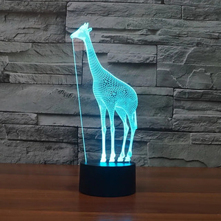 Lámpara De Noche Led De Jirafa 3d Para La Lámpara Lámpara De Noche Led De Jirafa 3d Para La Lámpara