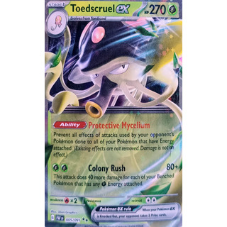 Pokémon Tcg Toedscruel Ex 005/091 Full Art (paldean Fates) Pokémon Tcg Toedscruel Ex 005/091 Full Art (paldean Fates)