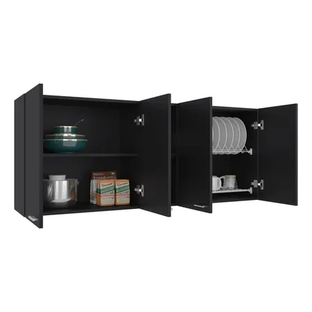 Gabinete Superior 150 Portofino 60x150x31 Rta Wengué Gabinete Superior 150 Portofino 60x150x31 Rta Wengué
