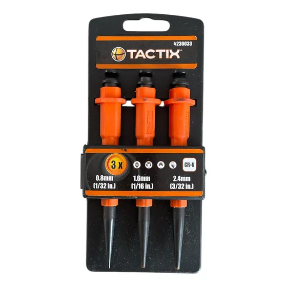 Set X 3 Punto De Marcar Punzon Punzones Tactix