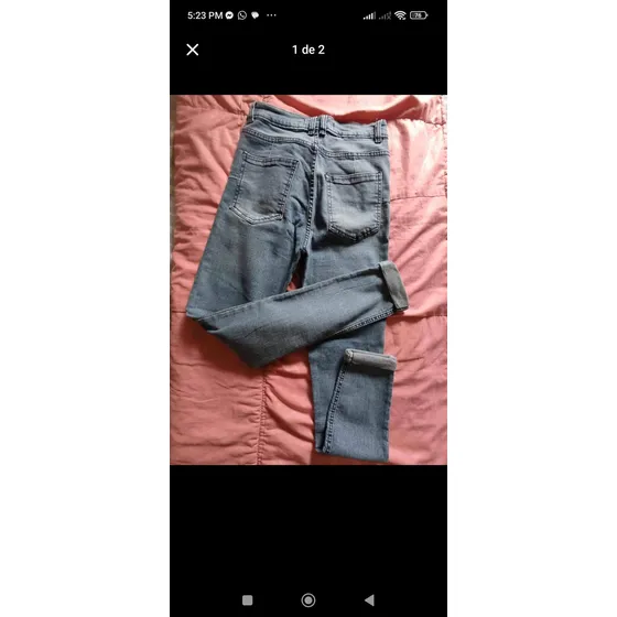 Pantalón Blue Jeans Dama Talla S Marca Kan Kan