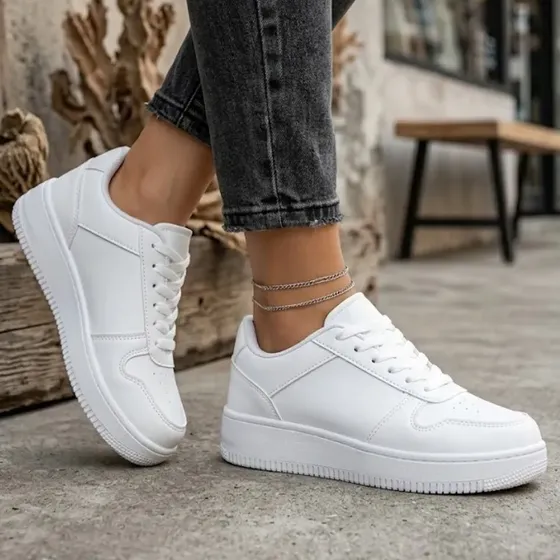 Tênis Sneakers Casual Feminino E Masculino Moda Blogueira