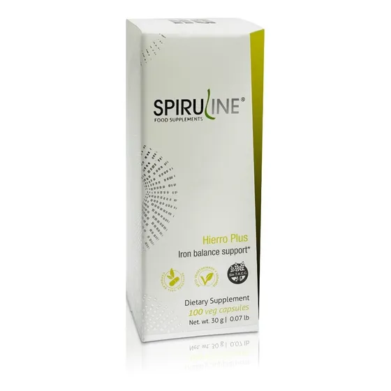 Spirulina Hierro Spiruline X100 Caps Vitamina C Acido Folico