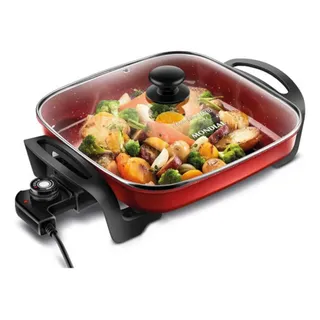 Panela Elétrica Gril Mondial Pe-49-rc 1200w Antiaderente em Cerâmica