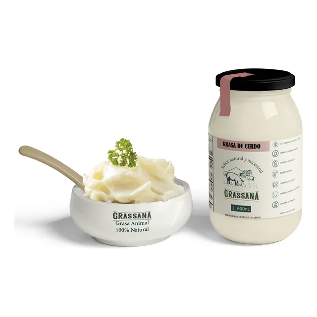 Grasa Manteca Cerdo 1000ml - mL a $33