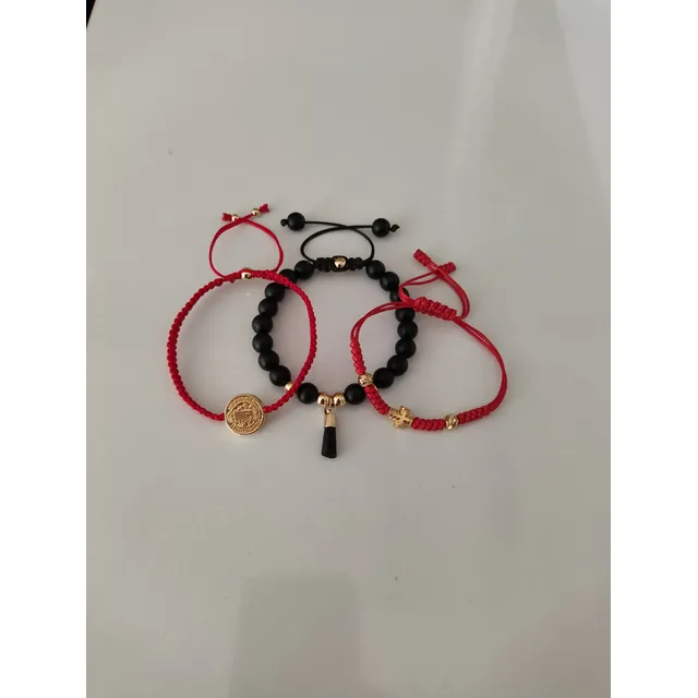 Pulseras Parejas Bisutería Azabache