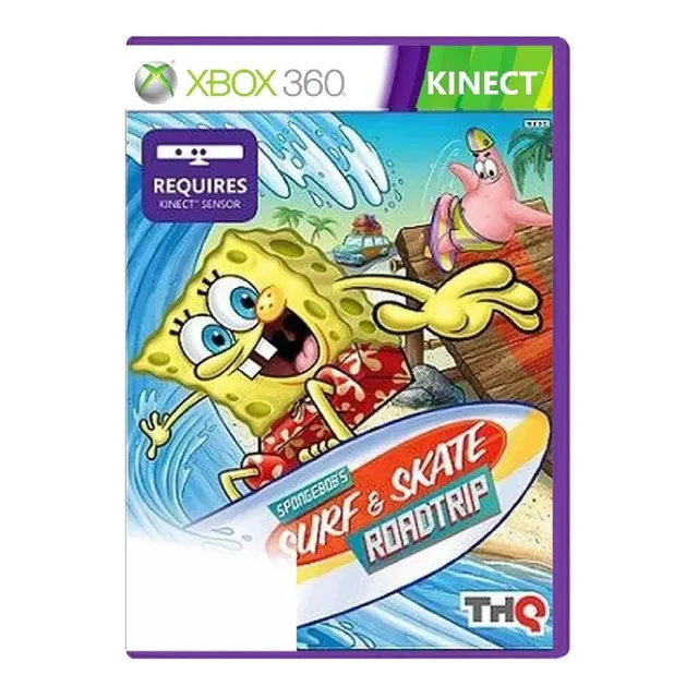 Juego SpongeBob Surf and Skate Roaditrip para Xbox 360 Kinect